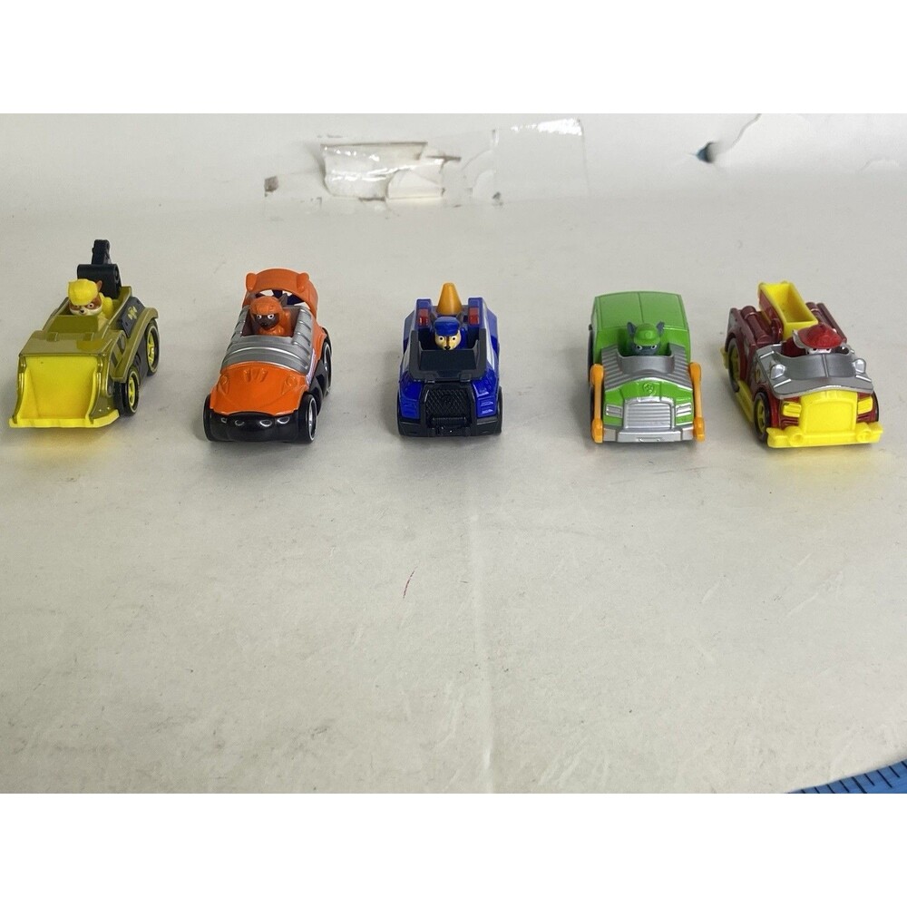Paw Patrol True Metal Die Cast Toy Car Lot Chase Rubble Zuma Rocky Marshall